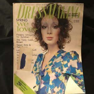 Vintage FASHION Dressmaking Magazine w/patterns